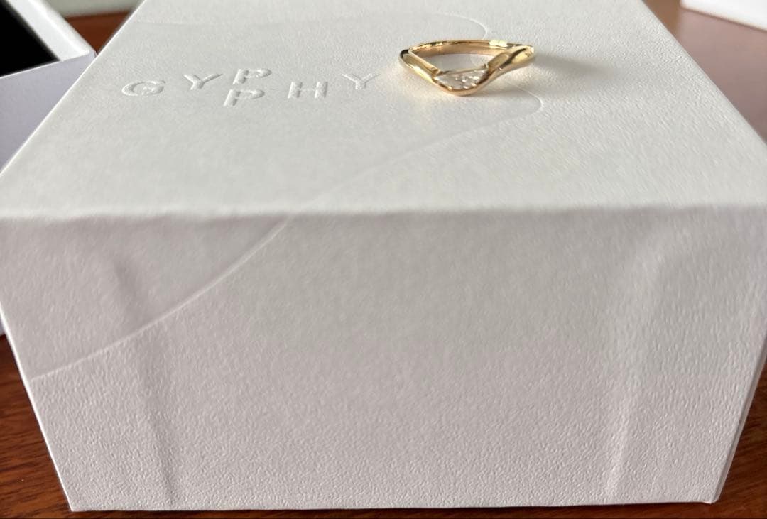 GYPPHY ジプフィー　Half Moon curva ring k10