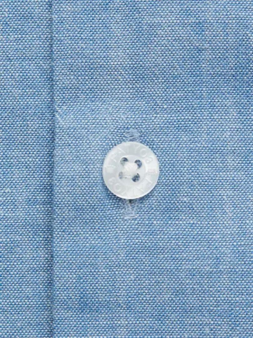 FAT SQUAD BIG シルエット　L/S シャンブレー シャツ　Blue