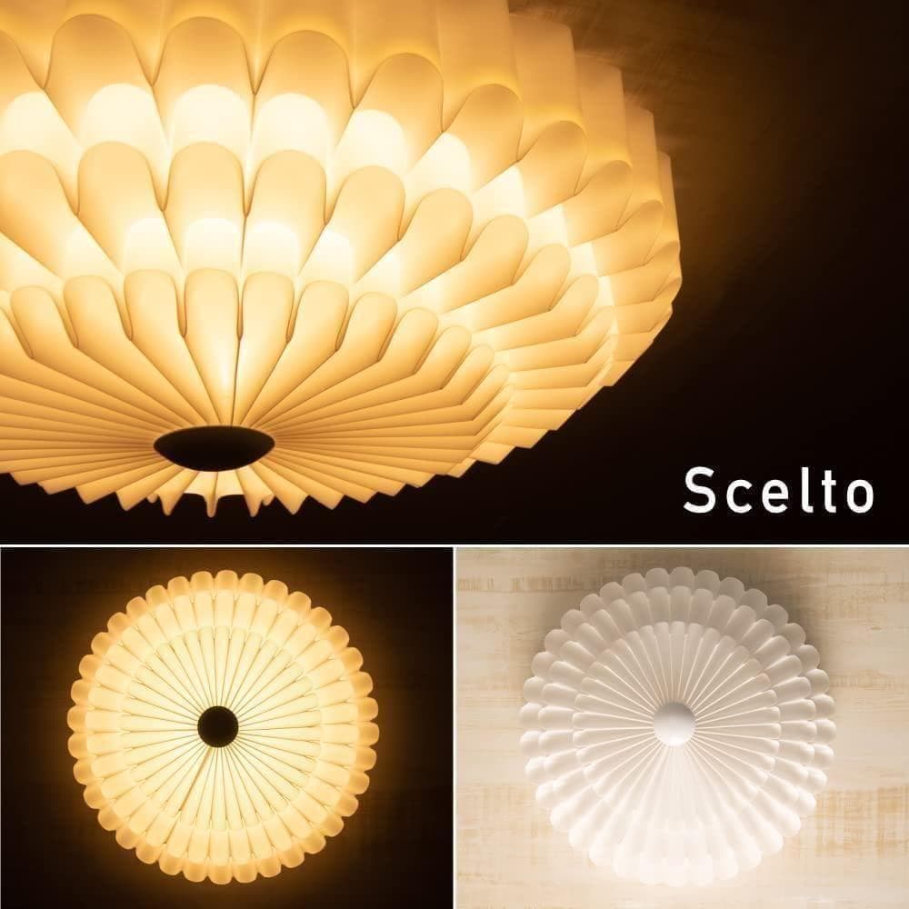 【M1637-144-107】Scelto 花型シーリングライト 調光調色