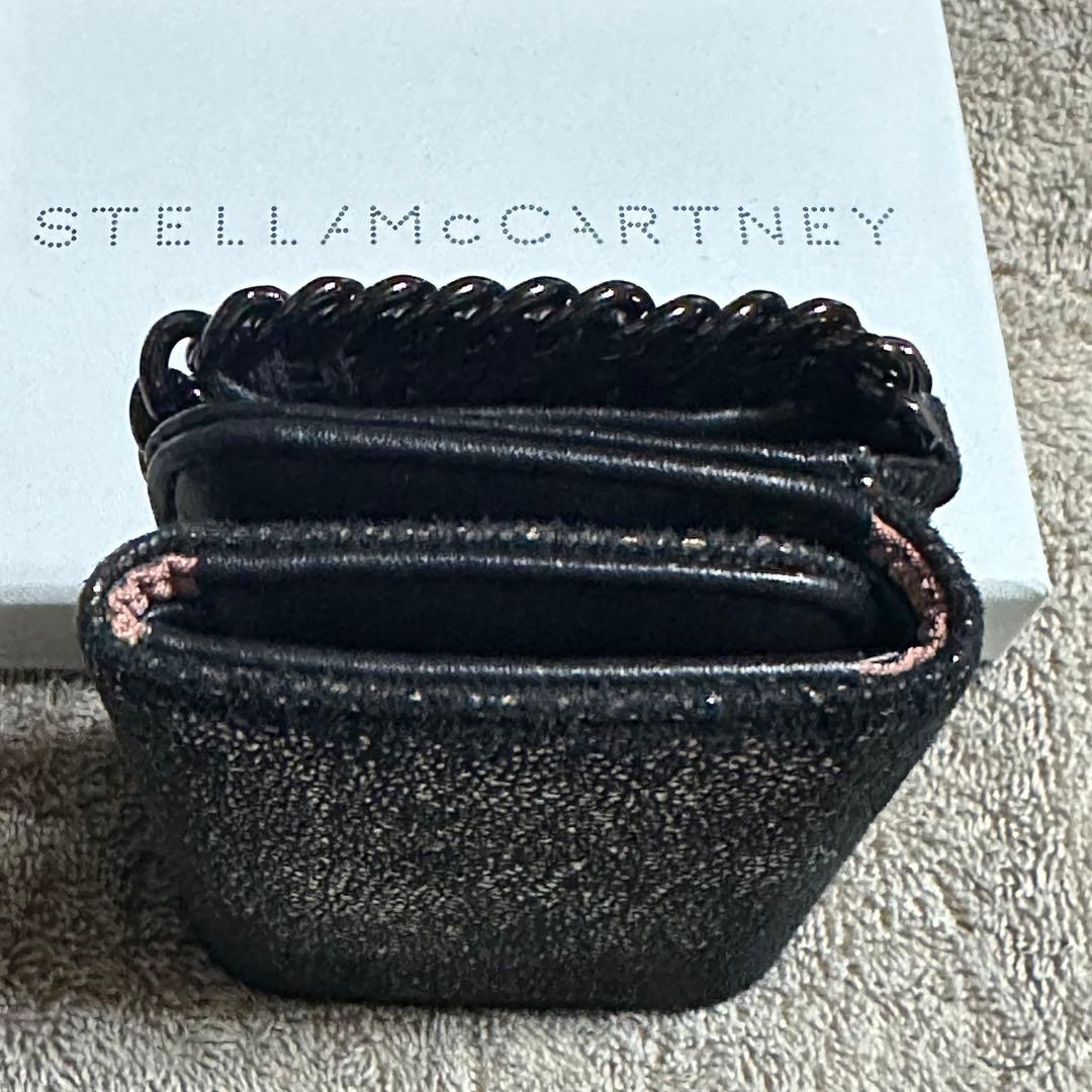 STELLA McCARTNEY ブラック 三つ折り財布