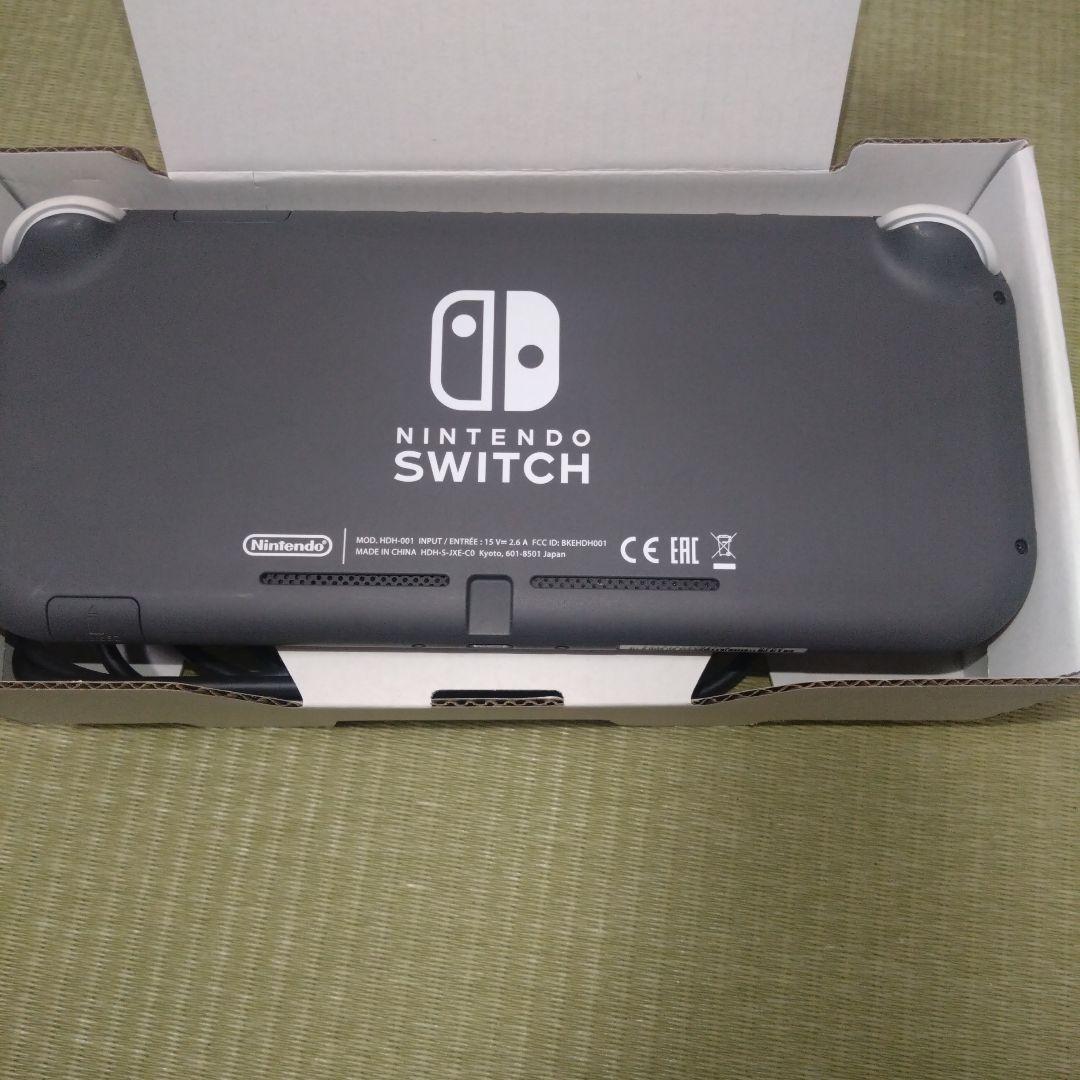 Nintendo Switch Lite グレー　ほぼ未使用、状態良好