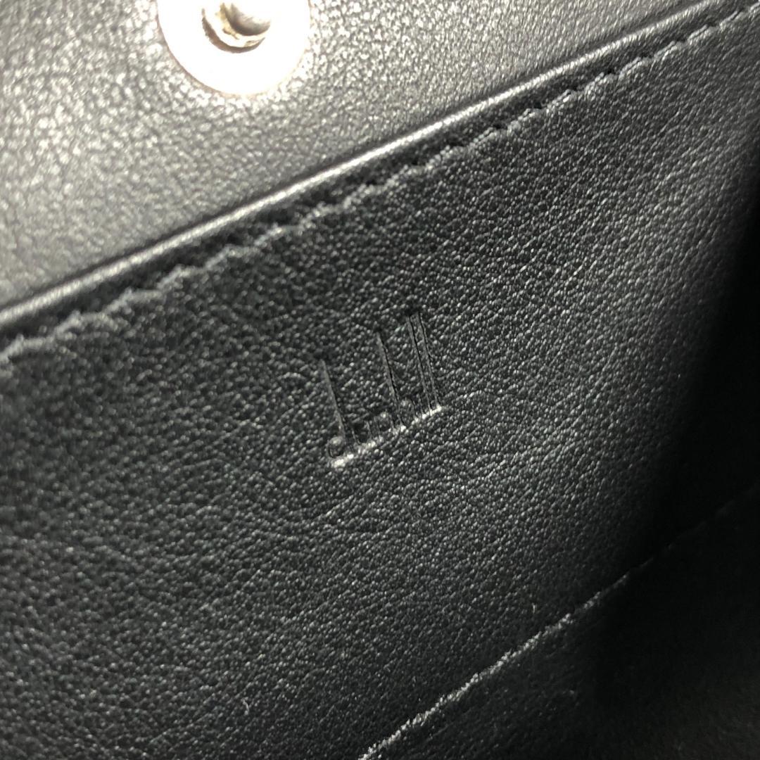 未使用品 ダンヒル dunhill ケース ロゴ金具 財布 小銭入れ 箱付