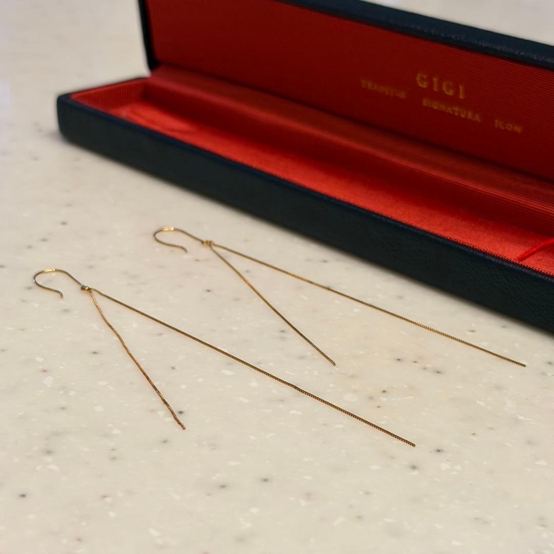 GIGI ジジ 18金 ピアス チェーン