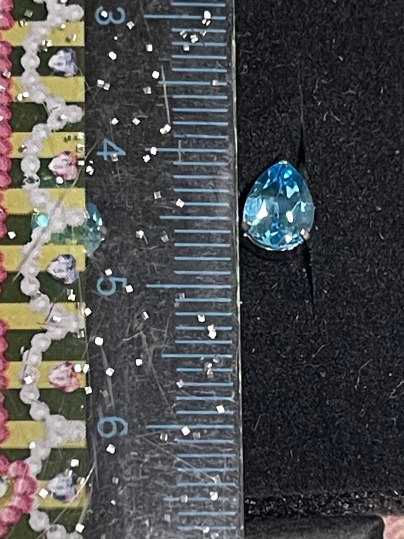 ⭐️【ブルートパーズ】大粒ピアス　pt900　1.7ct　ピアス