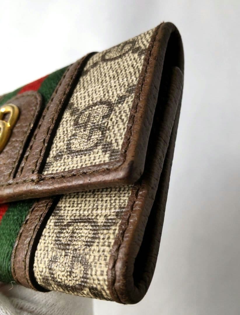 GUCCI グッチ キーケー6連 シェリーライン オフィディア603732