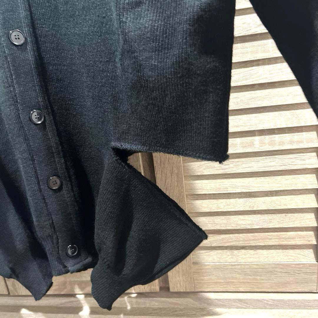 BLACK COMME des GARCONS スラッシュディテールカーディガン