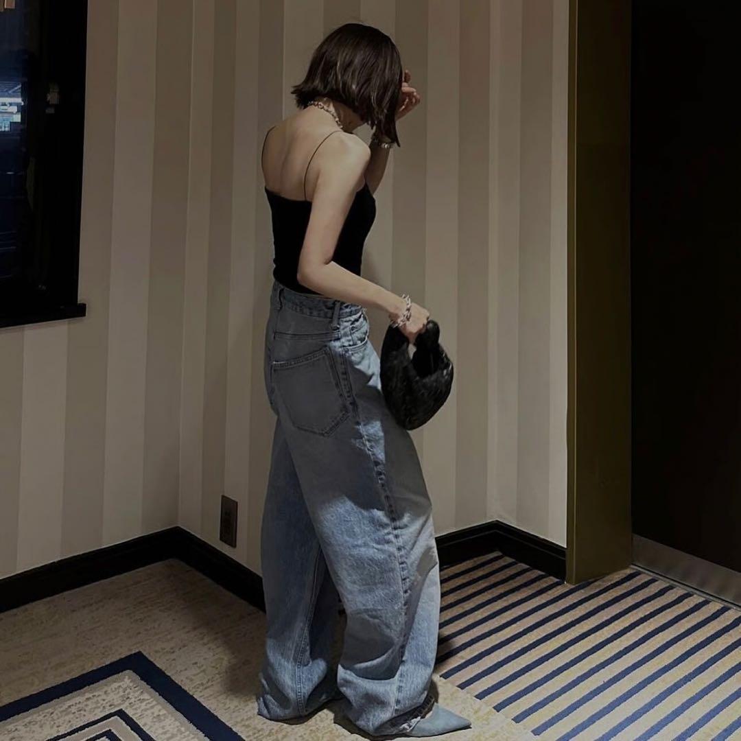 a*i様 ok.soon オクスン original wide denim bl