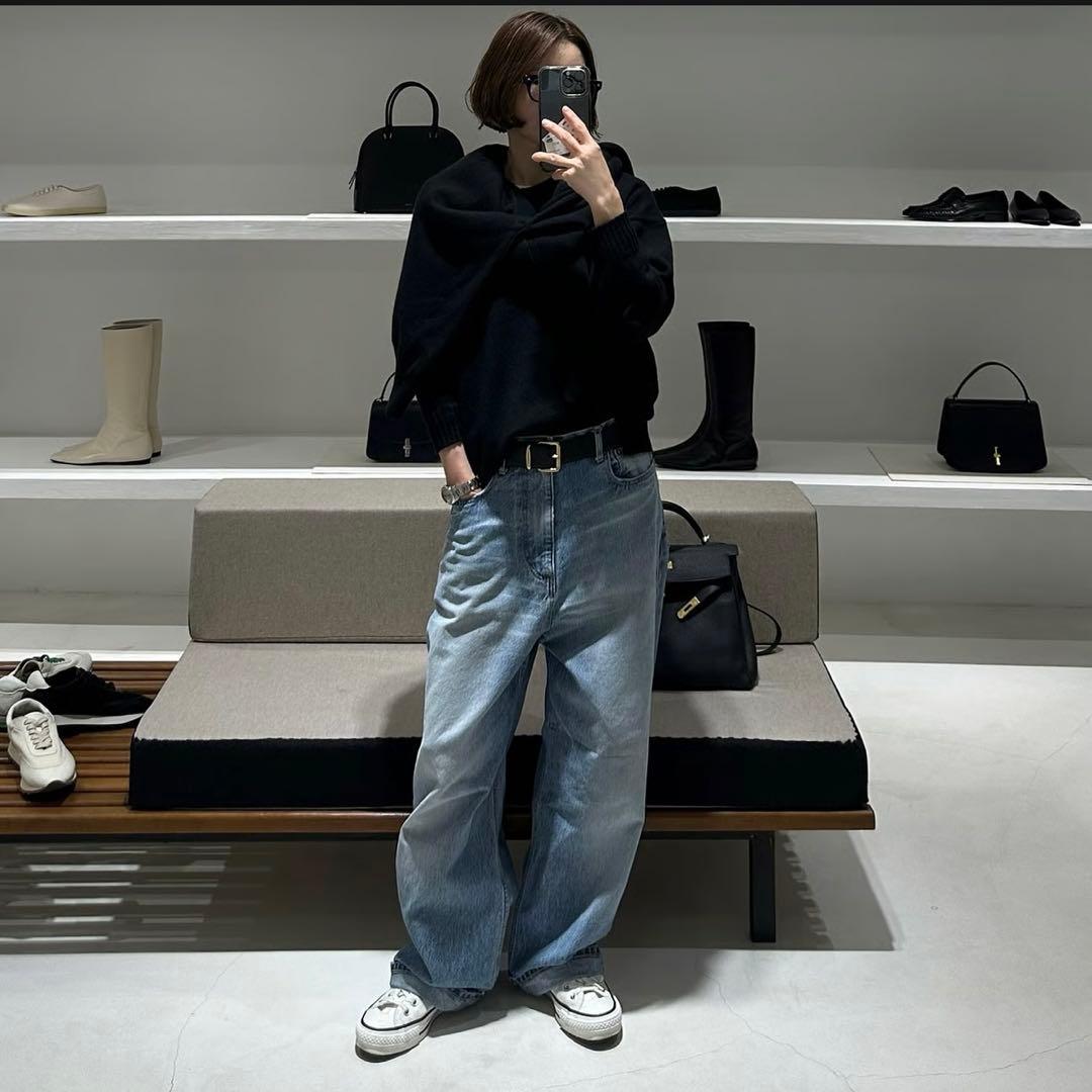 a*i様 ok.soon オクスン original wide denim bl