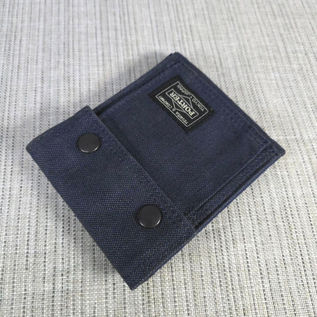 超美品　PORTER　ポーター　スモーキー　ウォレット　折り財布　二つ折り財布