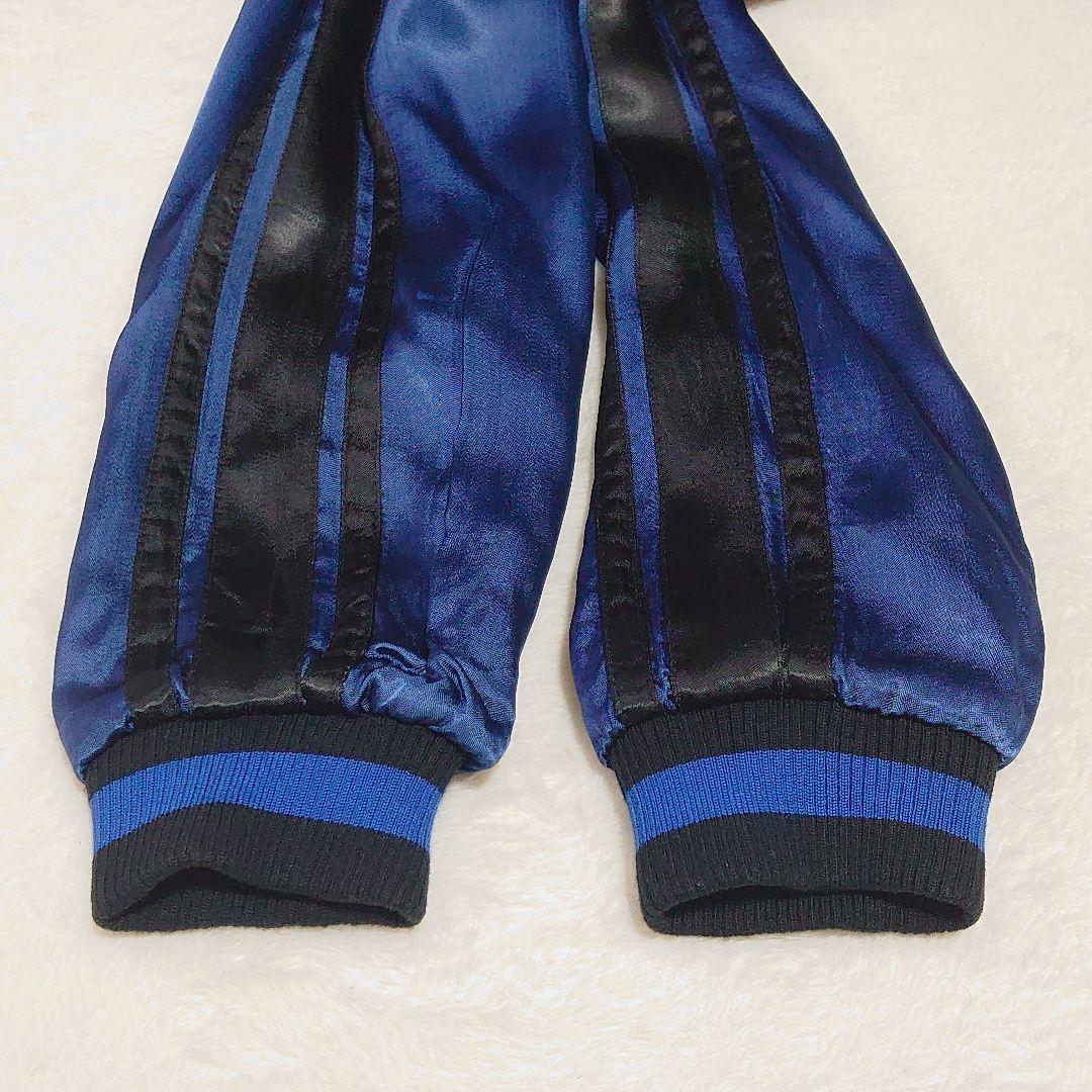 ✨激レア✨花旅楽団 抱きつき髑髏 スカジャン ヒプマイ 浅沼晋太郎 ブルー M