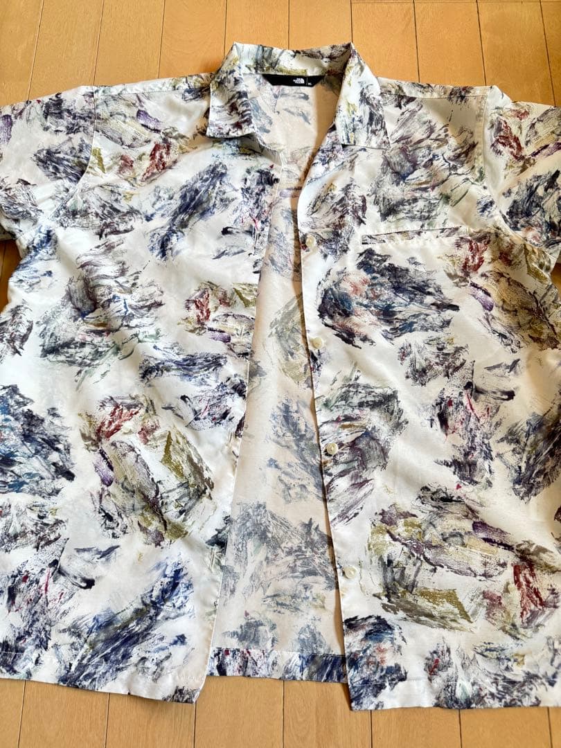 THENORTHFACE s/s WALLS SHIRT ミズガキレディースL