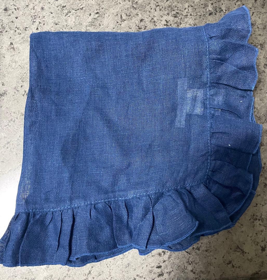 未使用 ボルゴデレトヴァーリエ リネン テーブルナプキン イタリア製 6枚セット