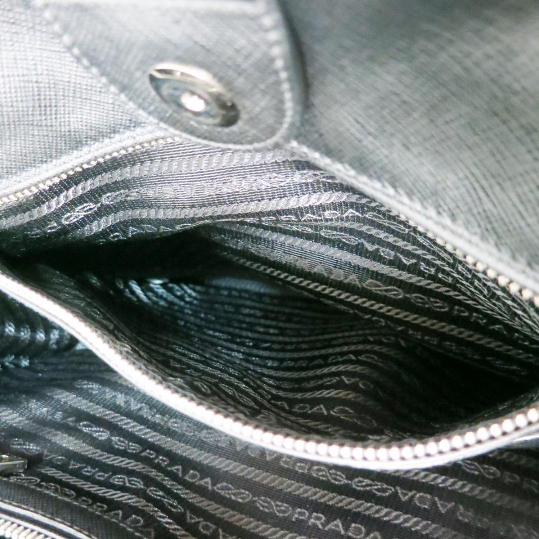 PRADA プラダ レザートートバッグ 　サフィアーノ　ブラック