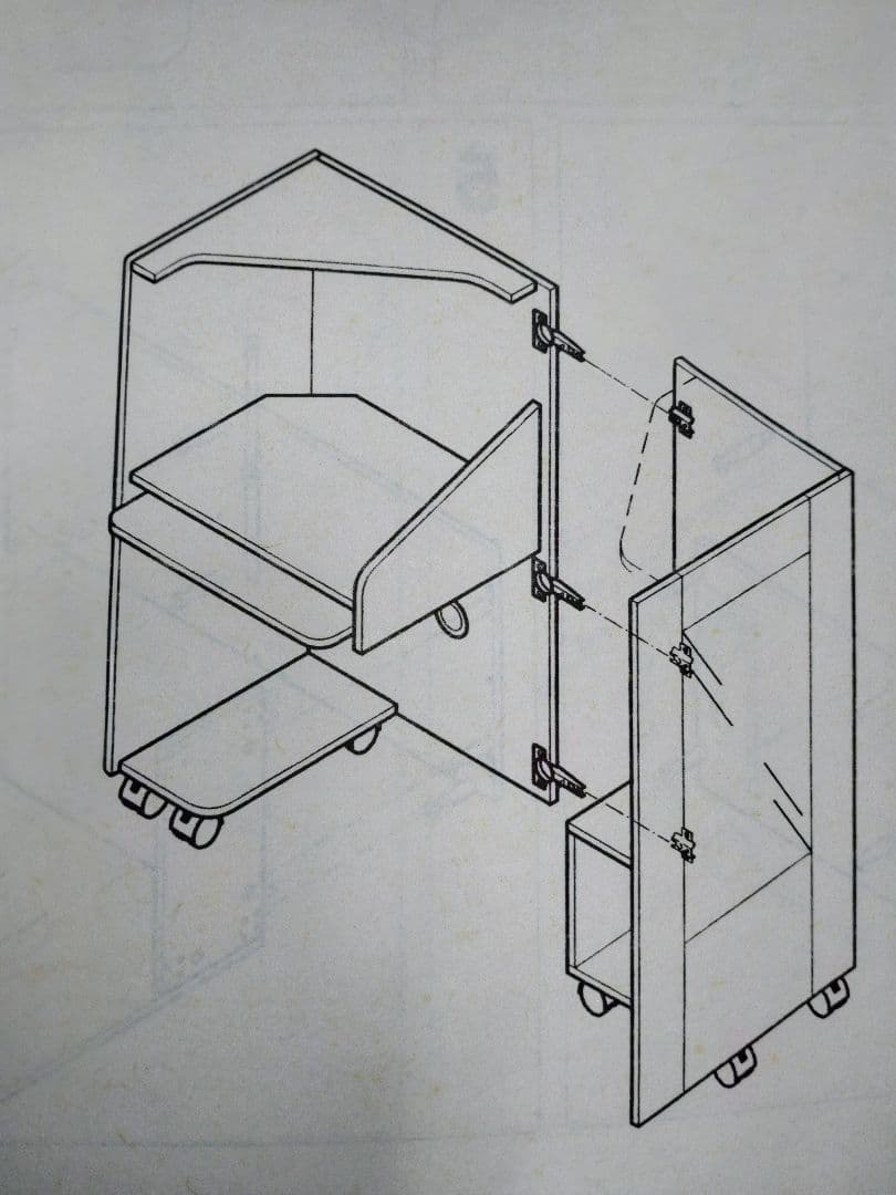 パソコンラック【収納ボックスタイプ】