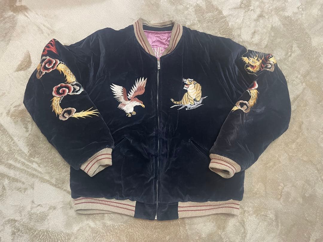 テーラー東洋 別珍 スカジャン 鷹 虎 龍