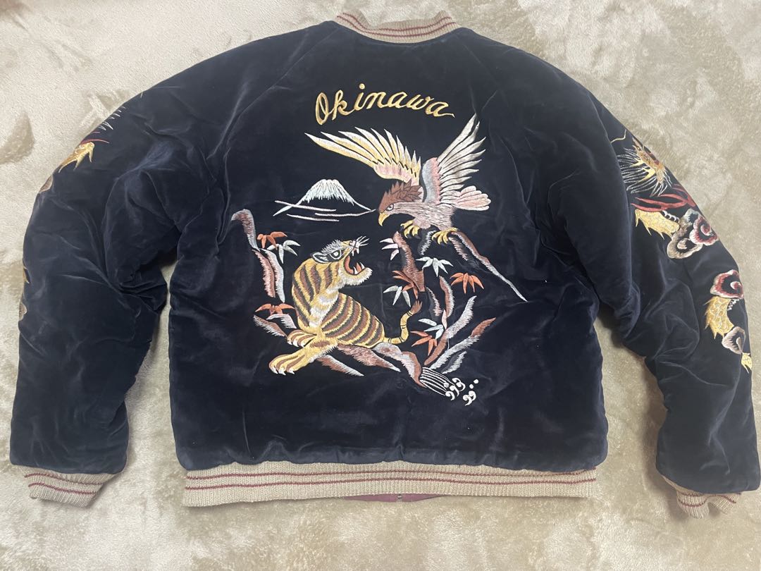 テーラー東洋 別珍 スカジャン 鷹 虎 龍