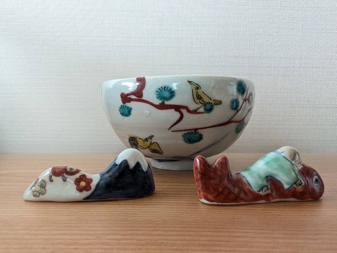 松浦ナオコ　茶碗と箸置きセット