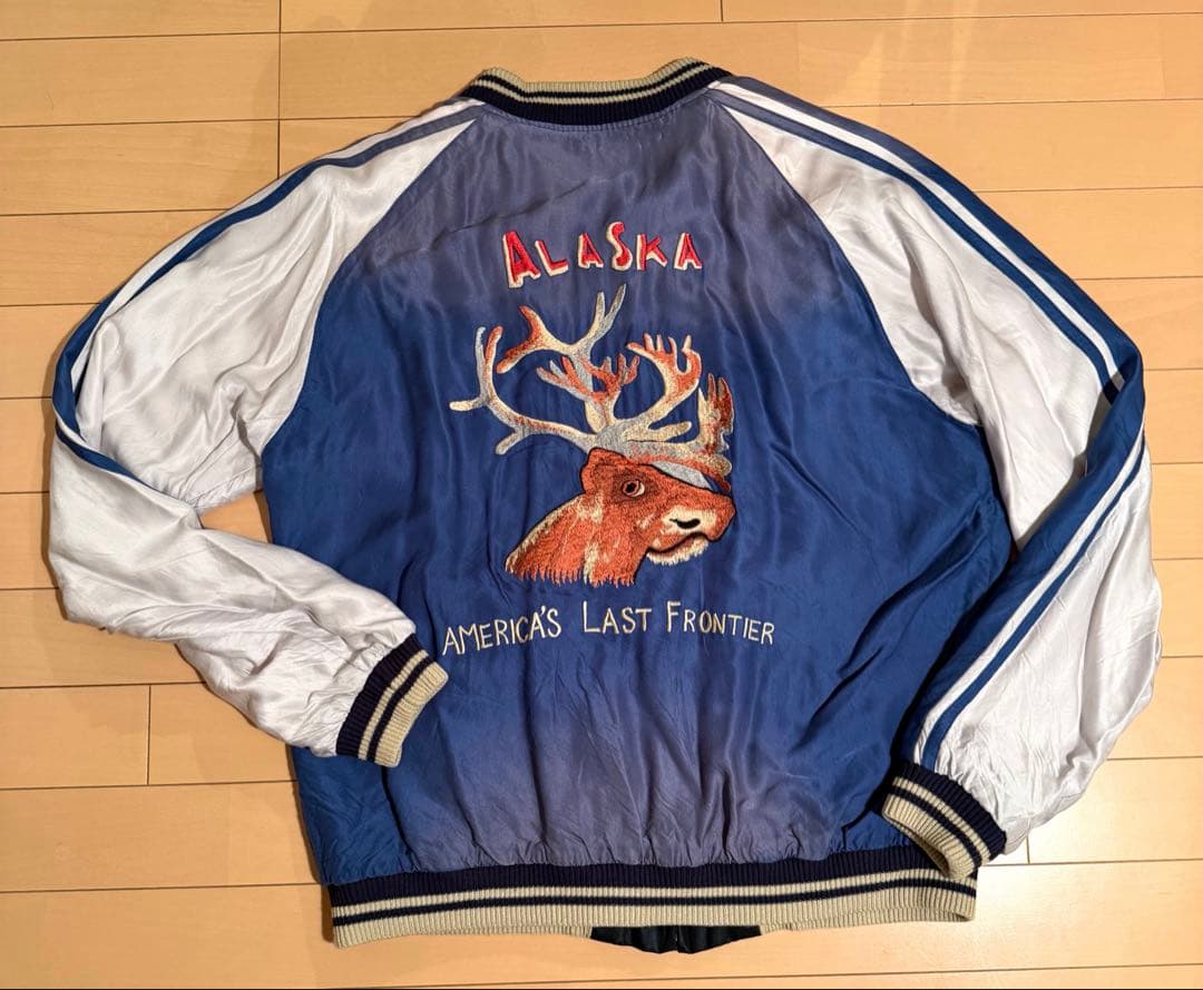 テーラー東洋 ALASKA アラスカジャン エイジングモデル スカジャンXL熊