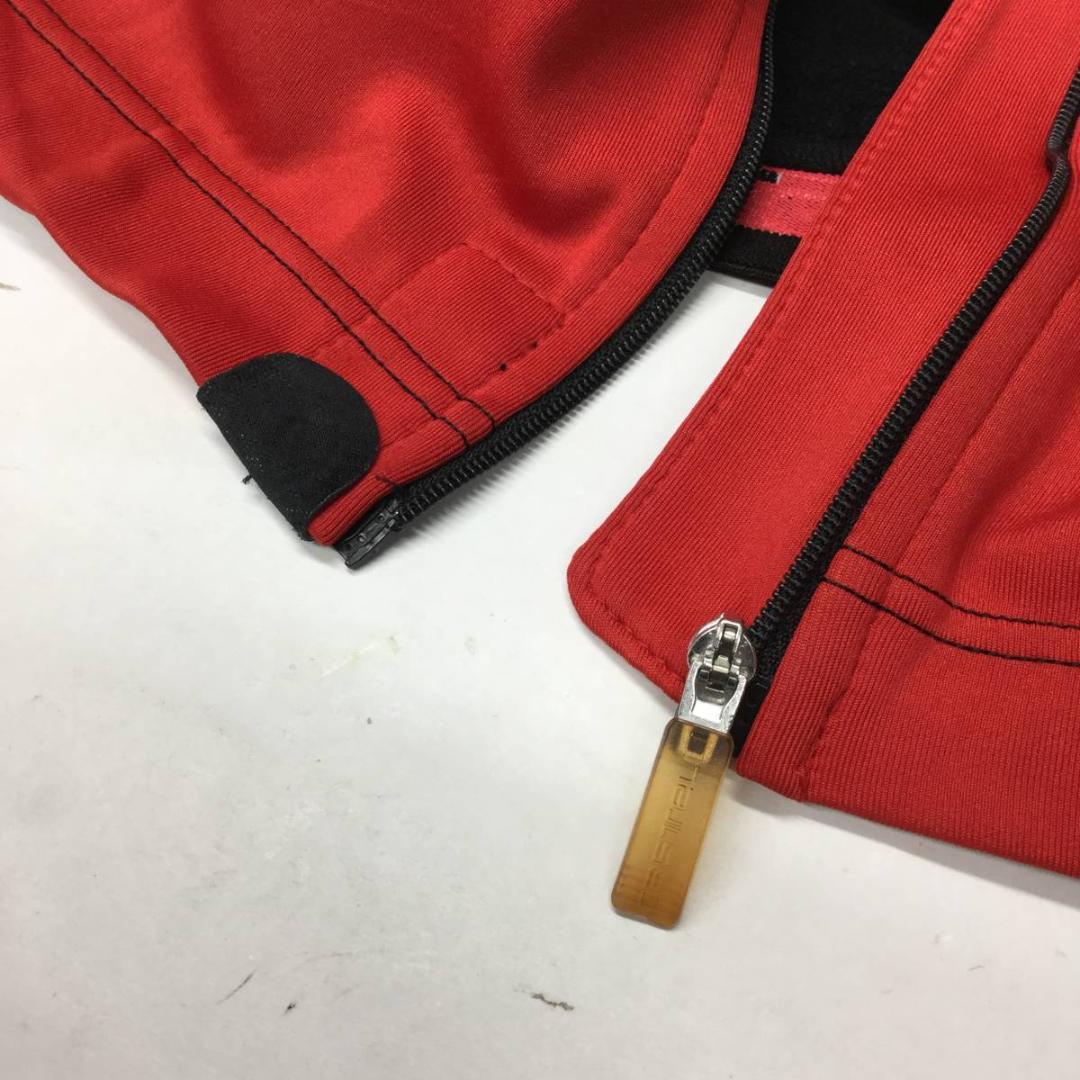 カステリ サイクルジャージ 長袖 裏起毛 ウインドストッパー Lサイズ