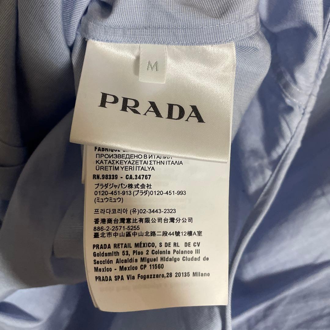 25ss Prada ワイヤーコットンシャツ