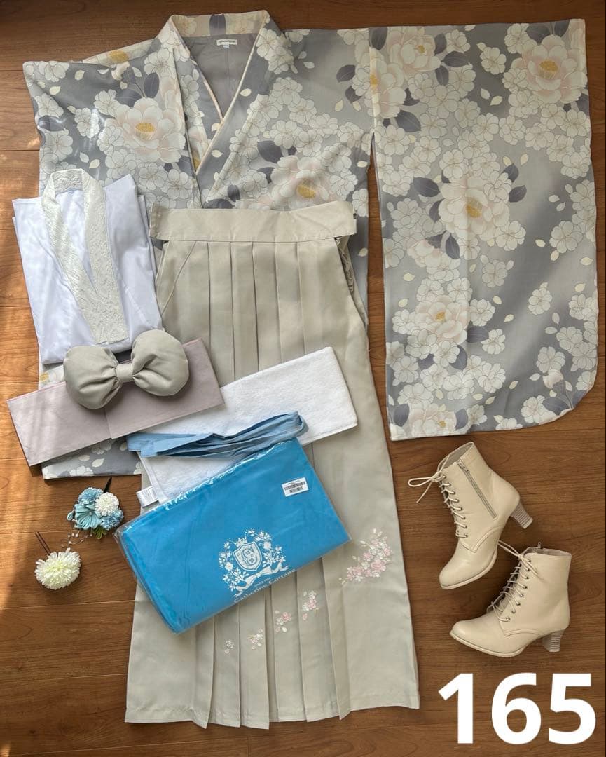 1. キャサリンコテージ　卒業式　袴　肌襦袢　補正タオル　ブーツ　髪飾り　165