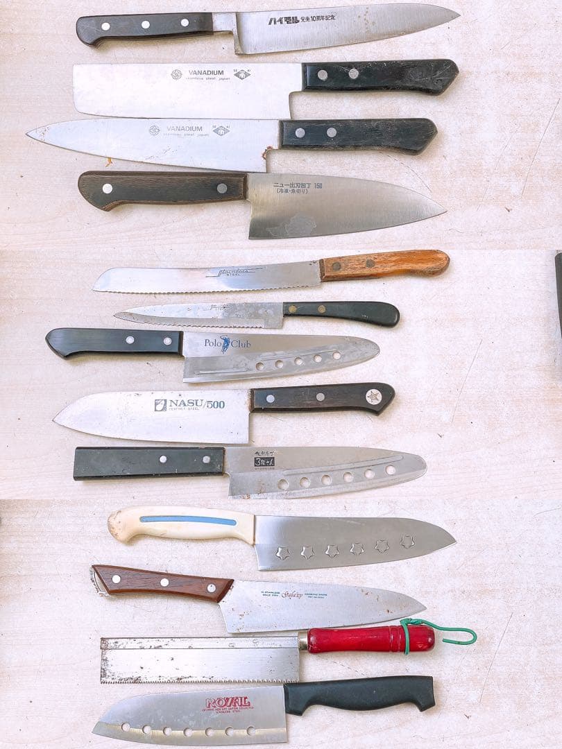 近*ん様 包丁 ナイフ 約16.9kgまとめ 関孫六 ゾーリンゲン 濃州正宗 等