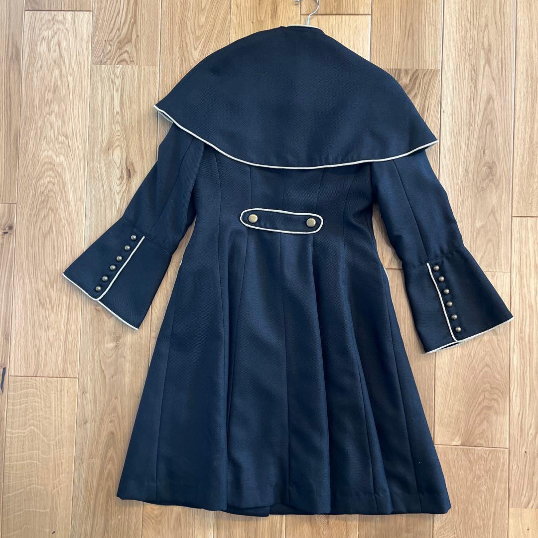 Innocent World ネイビー フリルコート