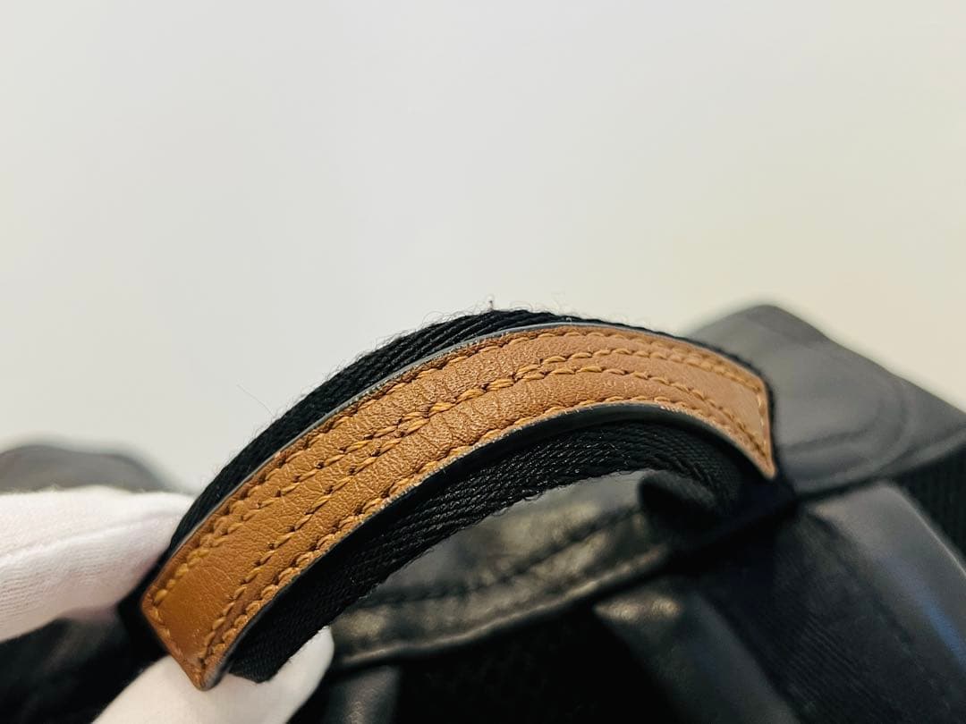 ◆COACH コーチ リュック バックパック レザー ブラック 保管品◆