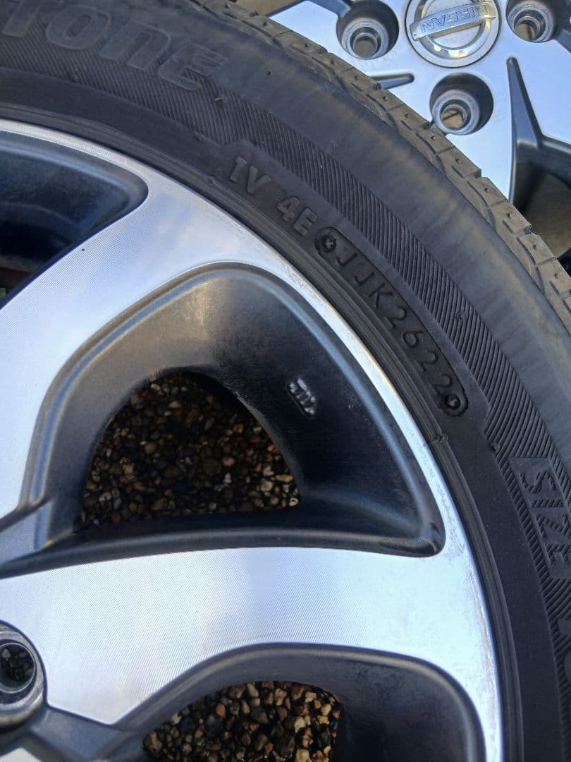 日産純正 ブリヂストン　サマータイヤ　ホイール付き　 165/55R14