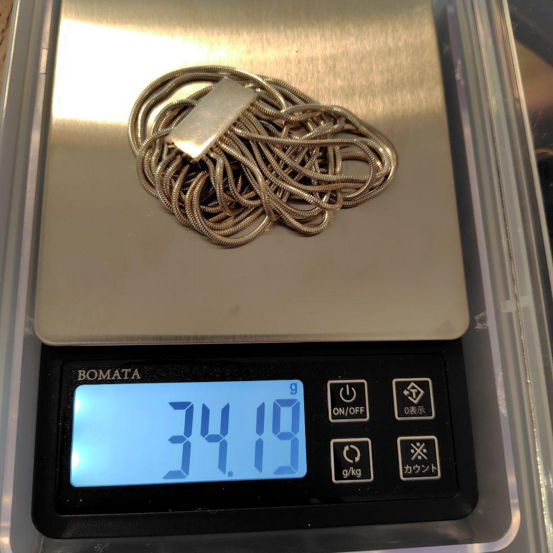 【希少】GUCCI ヴィンテージ スネークチェーン ブレスレット シルバー925