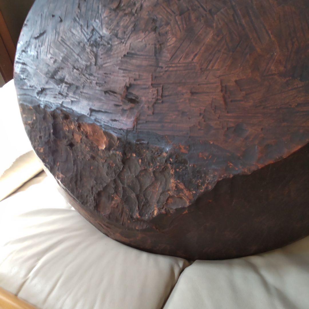 超巨大こね鉢 91㎝くり抜き木鉢 イベントや展示などにも たのメル便