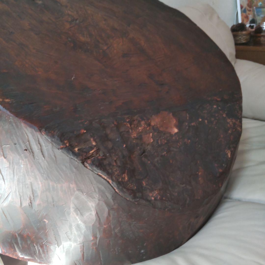 超巨大こね鉢 91㎝くり抜き木鉢 イベントや展示などにも たのメル便