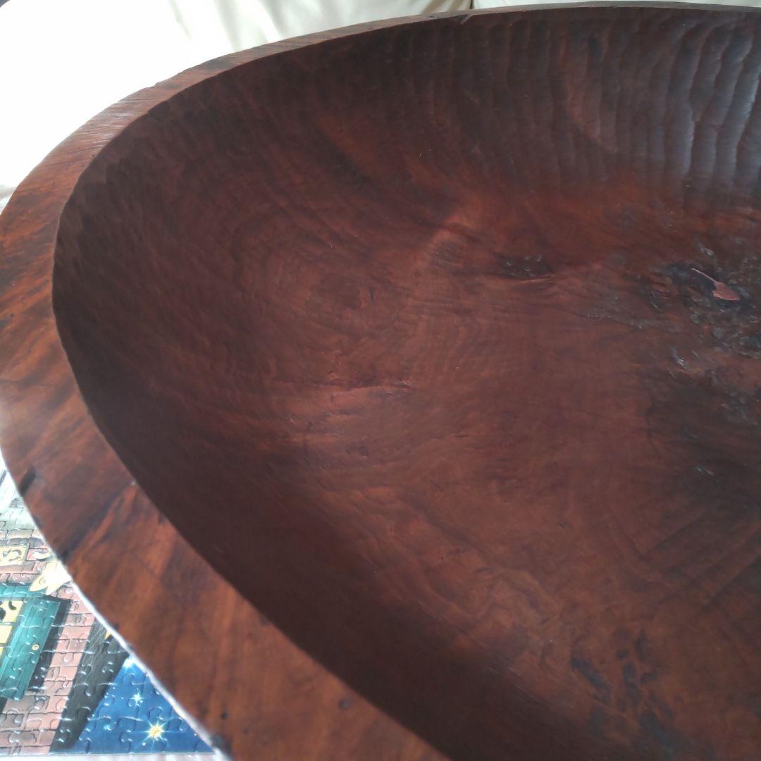 超巨大こね鉢 91㎝くり抜き木鉢 イベントや展示などにも たのメル便