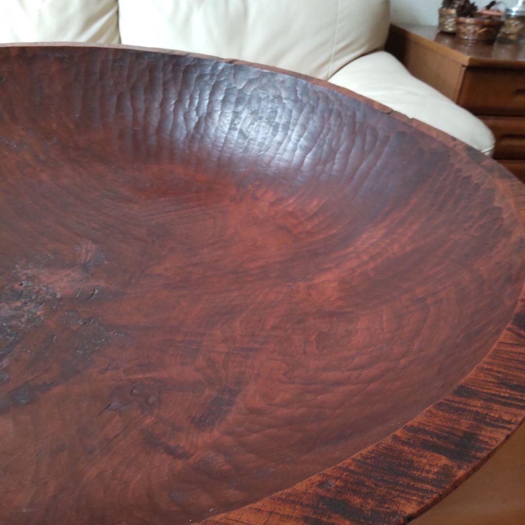 超巨大こね鉢 91㎝くり抜き木鉢 イベントや展示などにも たのメル便