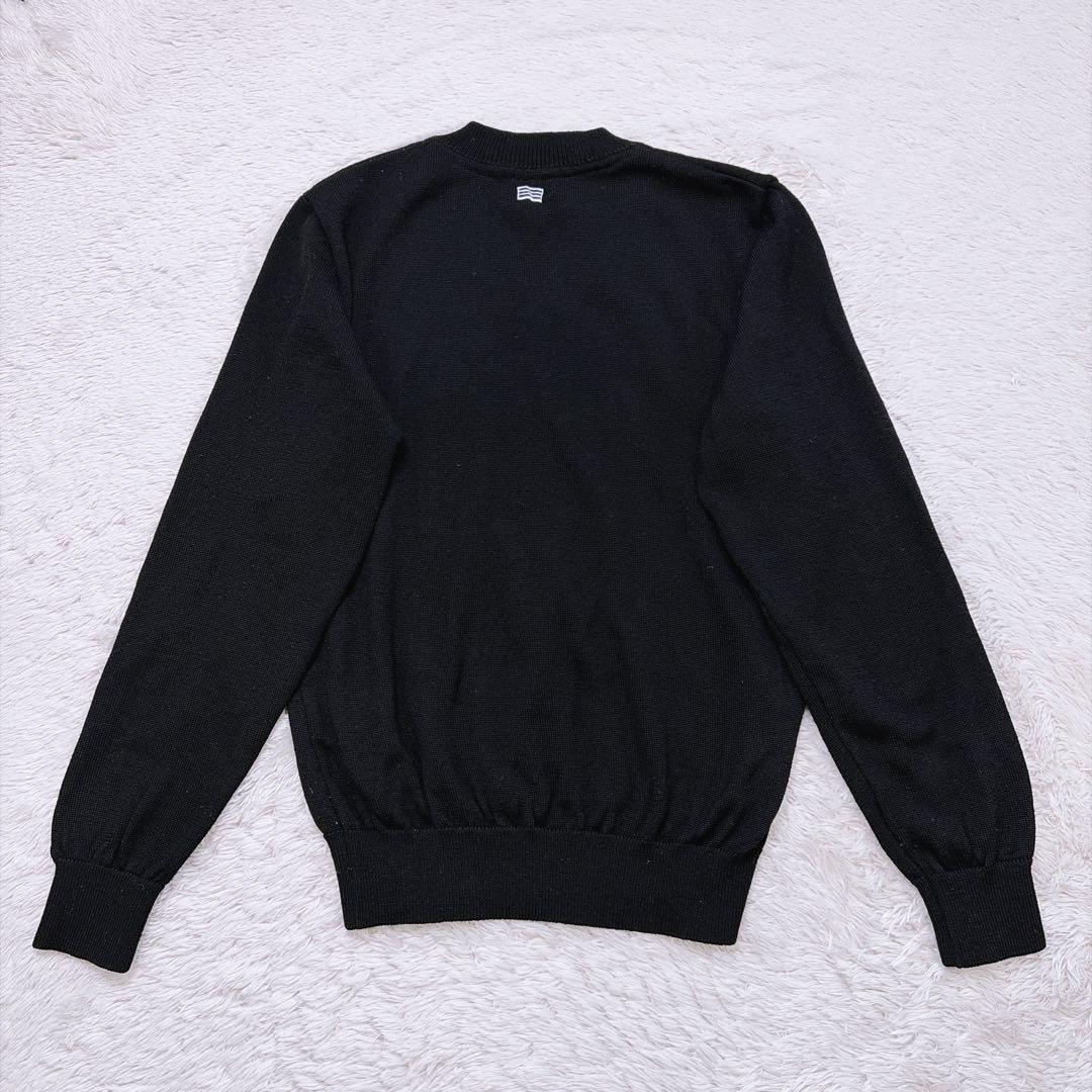 【希少】アディダス ゴルフ テーラーメイド期 ウールニット M 日本製 ブラック