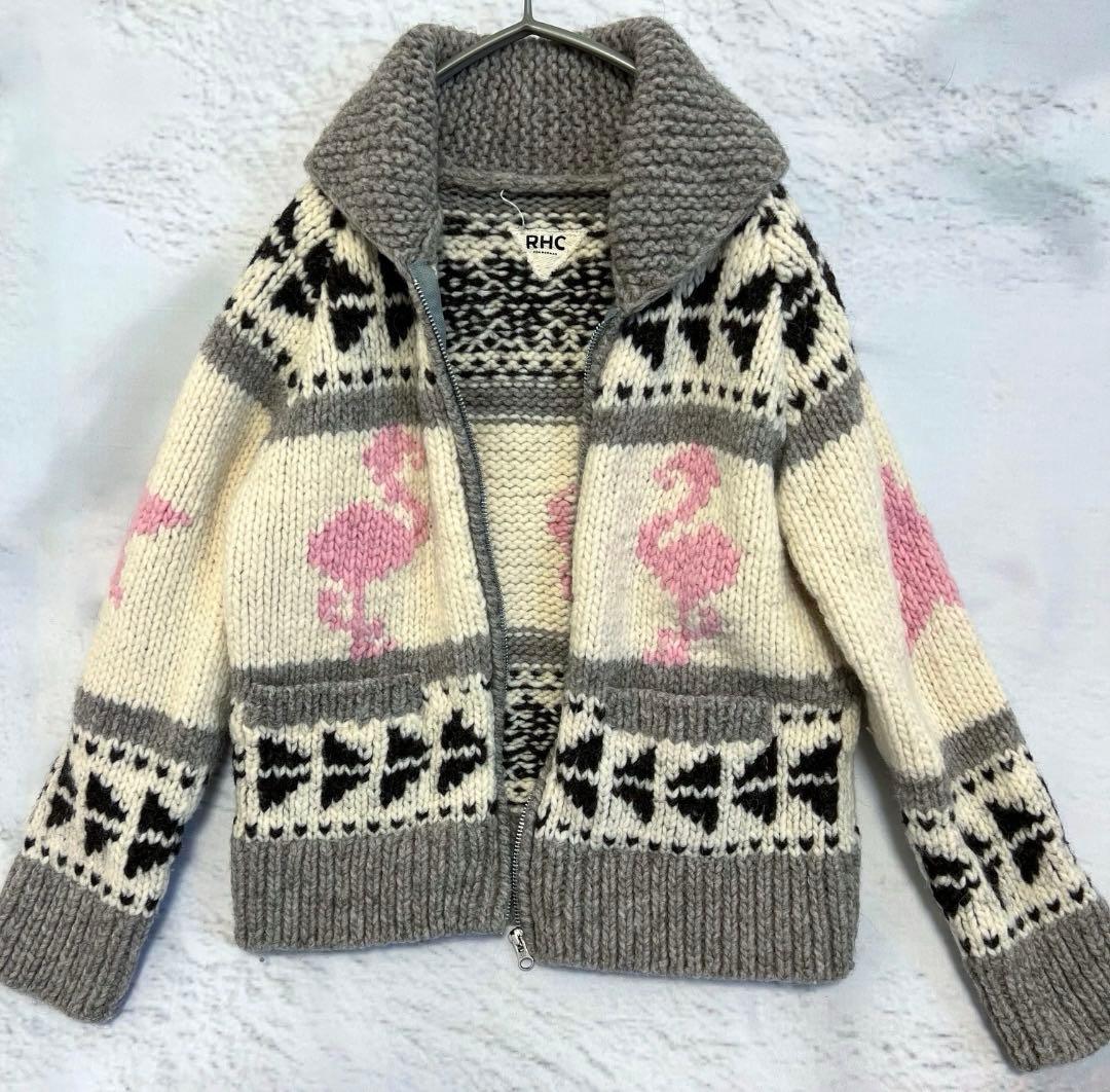 RHC Ron Herman カウチンニット セーター イーグル レディース