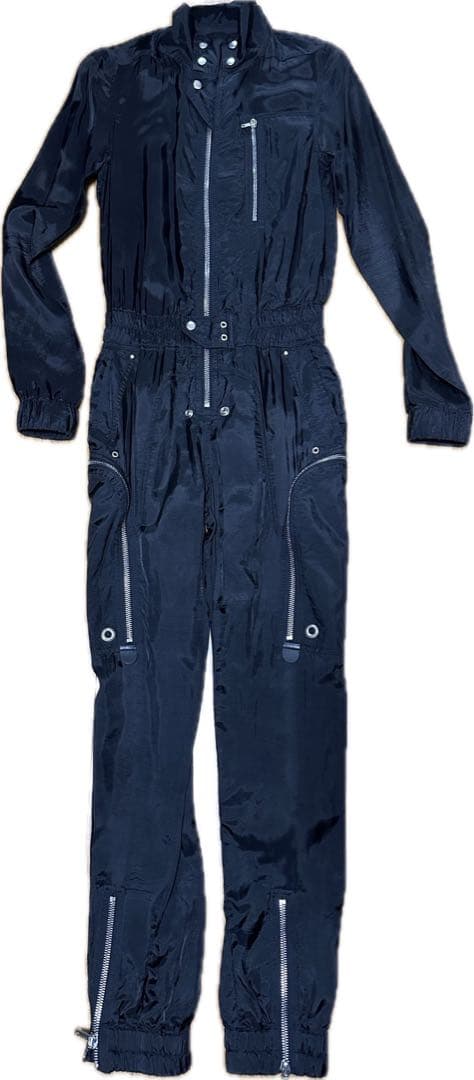 sk　　rick owens ブラック ジャンプスーツ　23ss