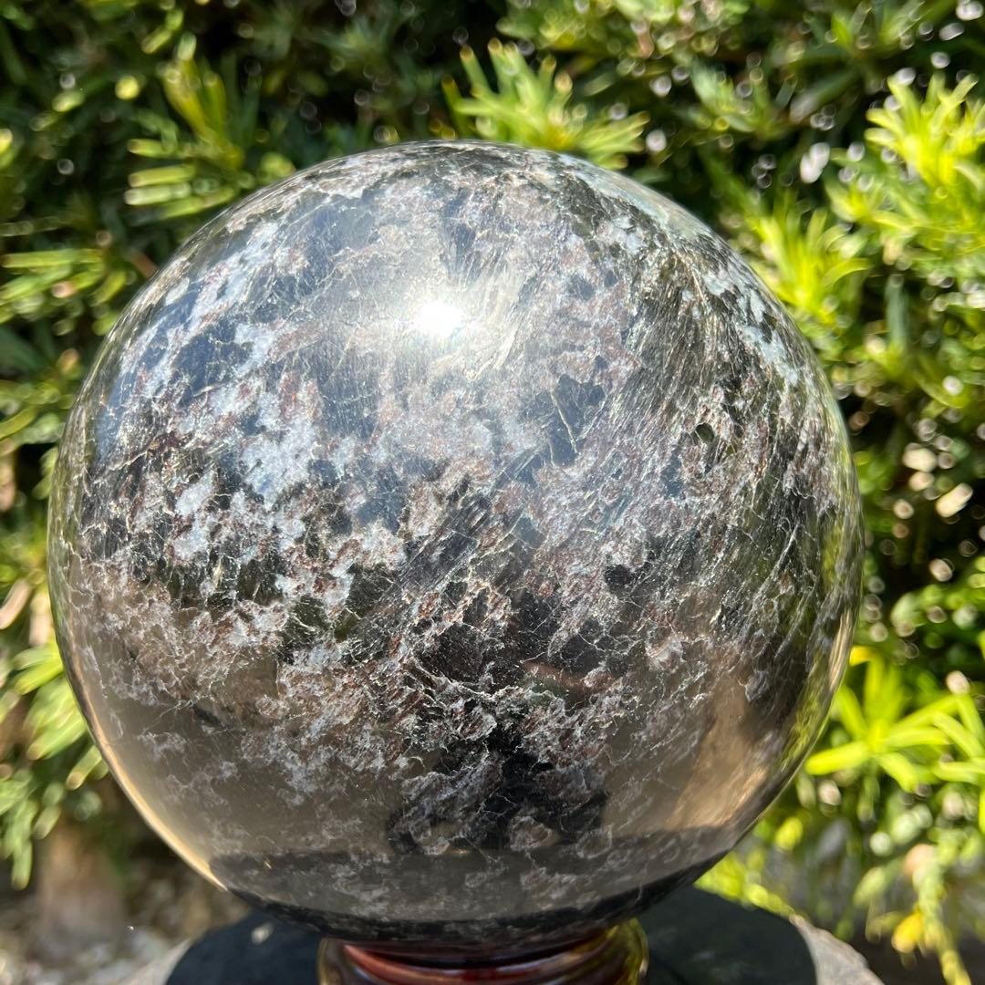 ✳️8.79kg‼️超レア‼️独特の色合い模様✨超極大 ヌーマイト 丸玉 天然石 原石