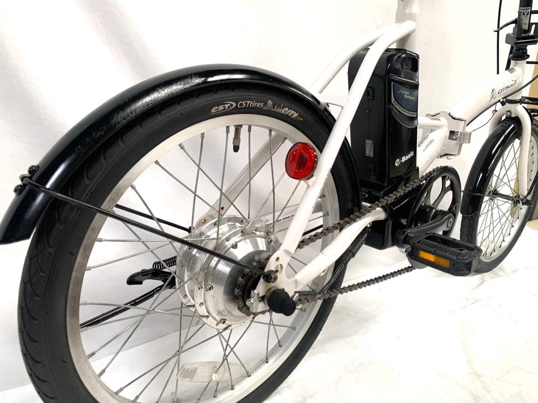 【即乘】送料無料CITROEN折り畳み電動アシスト自転車 20インチ 動作確認済