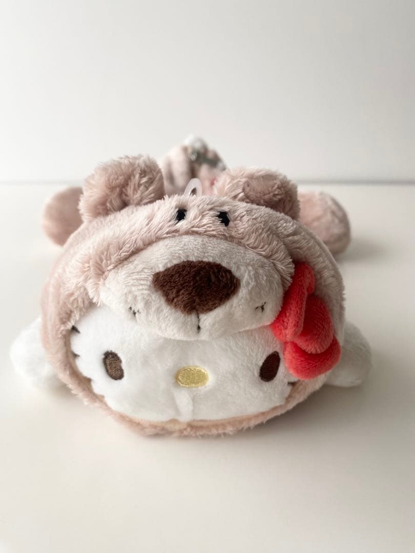 初コラボ！新品未使用　ハローキティー×ラブベアNICl ペンケース　ぬいぐるみ