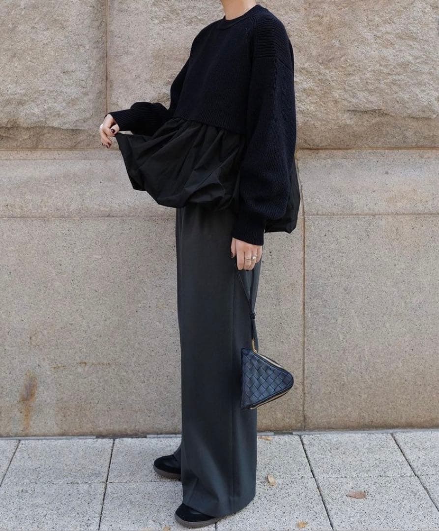 美品　マチャット　ニット＆バルーンタンク