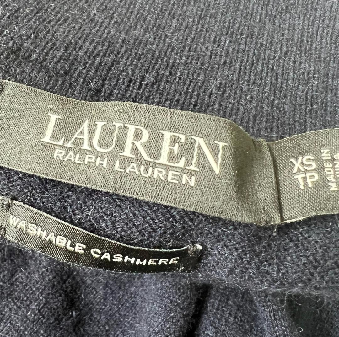 ✨未使用✨ローレン ラルフ ローレン カシミヤ100％ フリルハイネック ニット