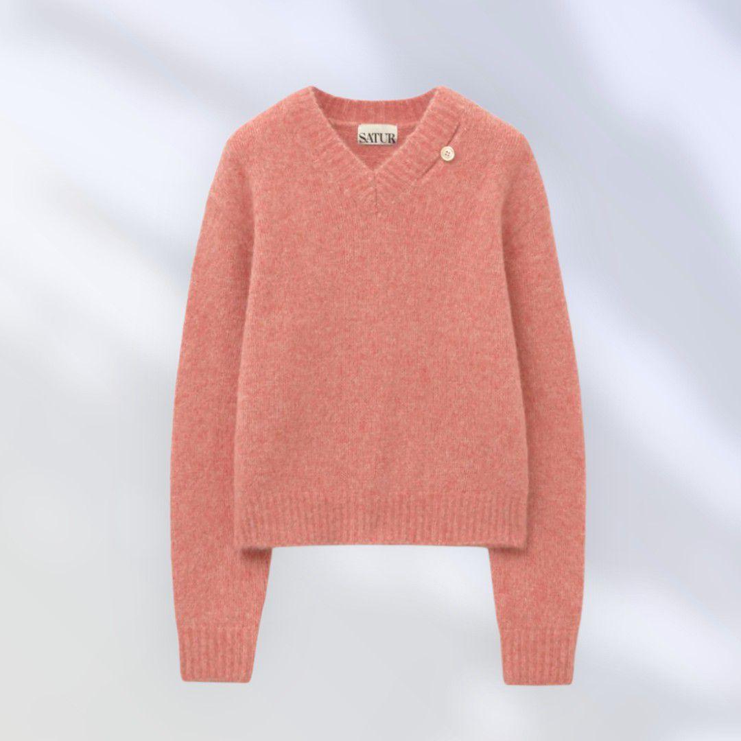 加*)様 【新品タグ付】SATUR セター 韓国トレンド モヘア混ニット ピンク