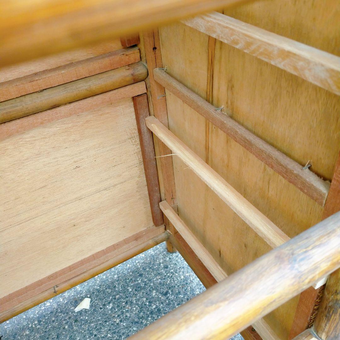 籐 ラタンチェスト 4段 収納 チェスト