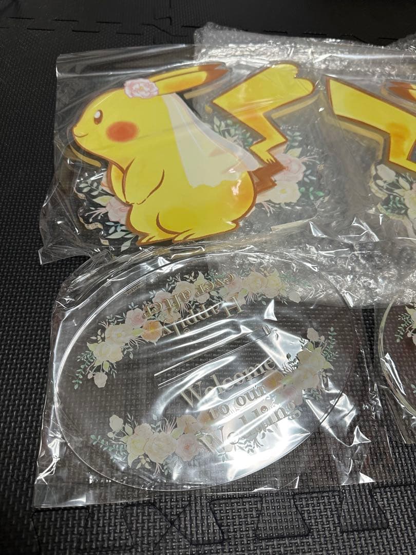【値引き中】ピカチュウ ウェディング ウェルカムボード セット