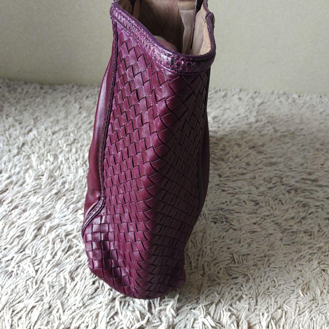 BOTTEGA VENETA ボッテガヴェネタトートバッグ　パープル　レザー
