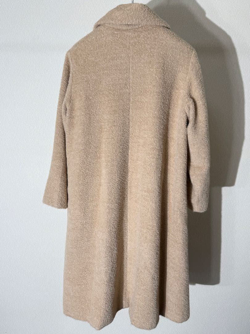 MAX MARA マックスマーラ ボアウールロングコート