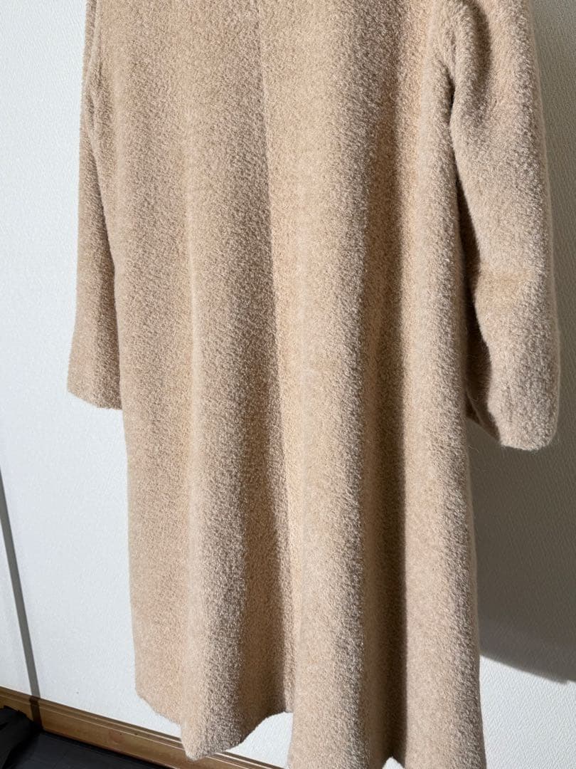 MAX MARA マックスマーラ ボアウールロングコート