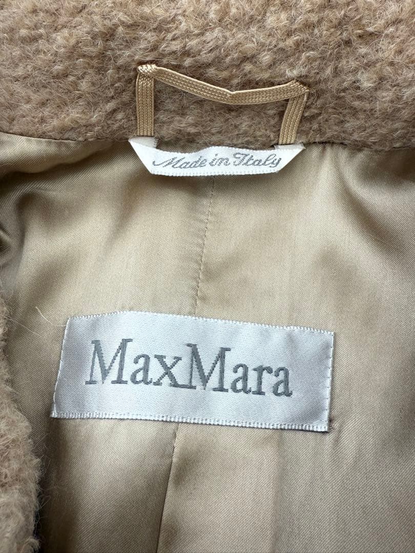 MAX MARA マックスマーラ ボアウールロングコート