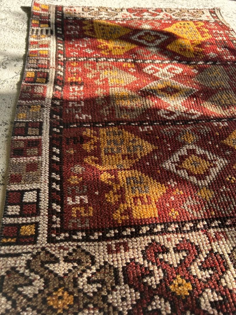 Earth color トルコ　ヴィンテージ　ラグ　トルコラグ　ウール